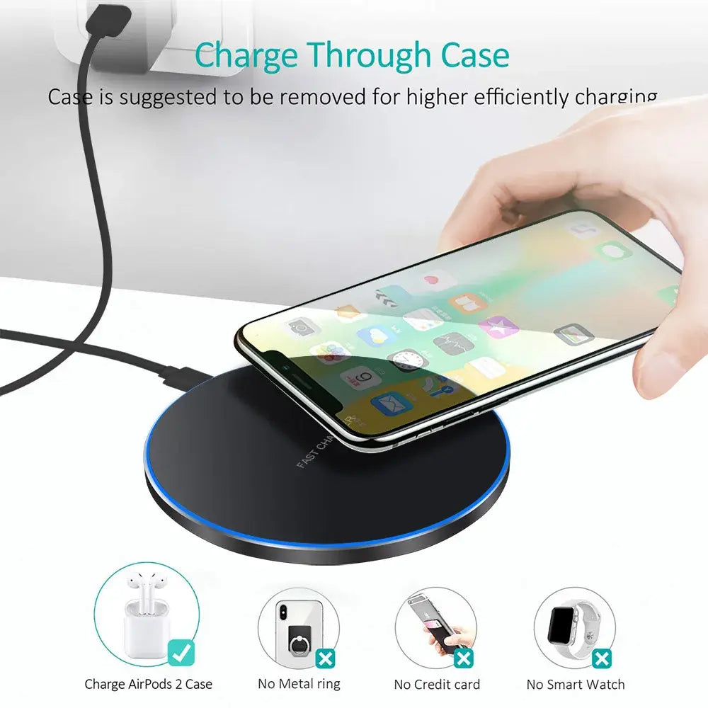 60W Fast Wireless Charger Pad