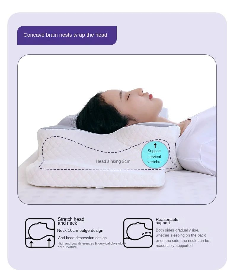 Cervical Pillow Neck Pain Pillow Slow Rebound Memory Cotton