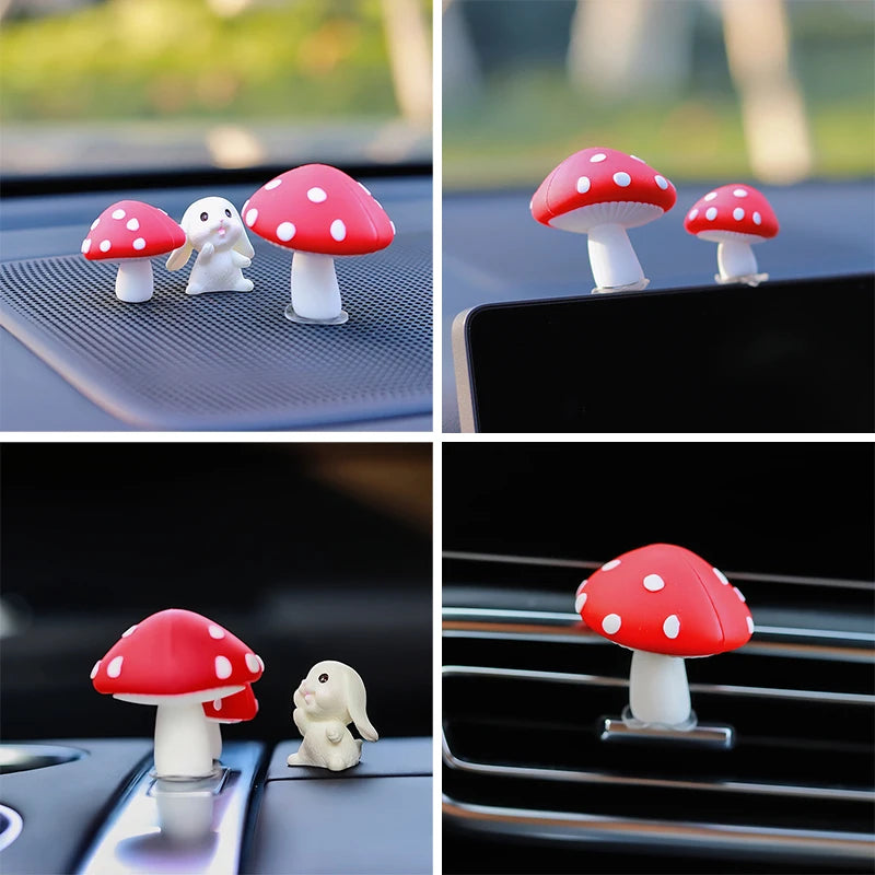 Car Interior Decoration Ornament  Big Mushrooms