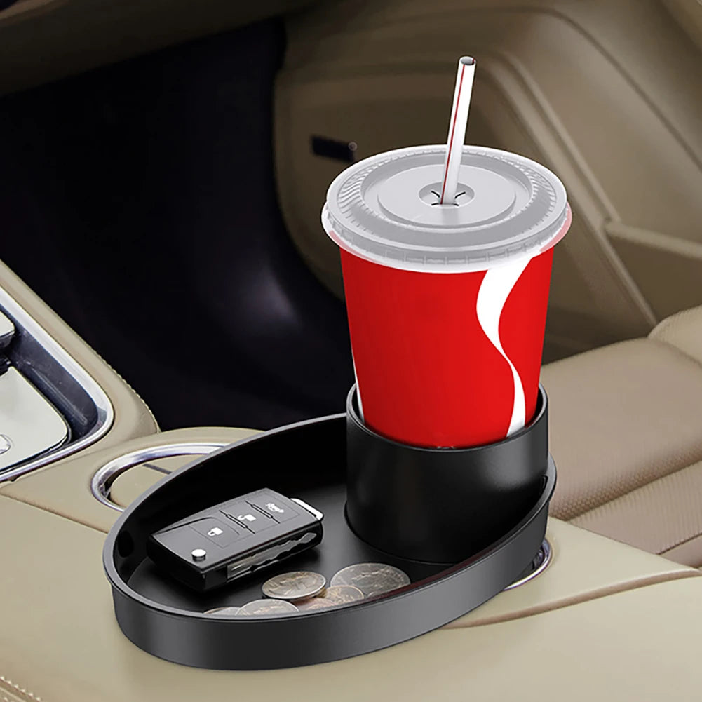 Car Cup Holder Expander Tray Organizer Multi-functional Food Table