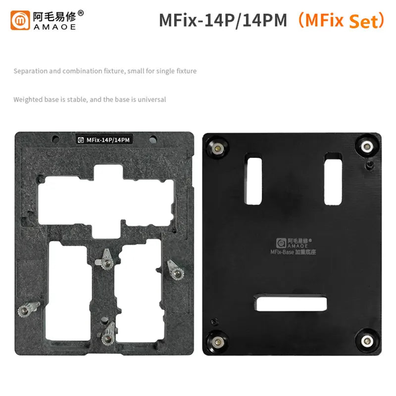 AMAOE MFix Fixture for Phone 14 14Plus 14Pro 14ProMax Middle Layer Tin Planting Platform Motherboard Fixing Repair Clamp