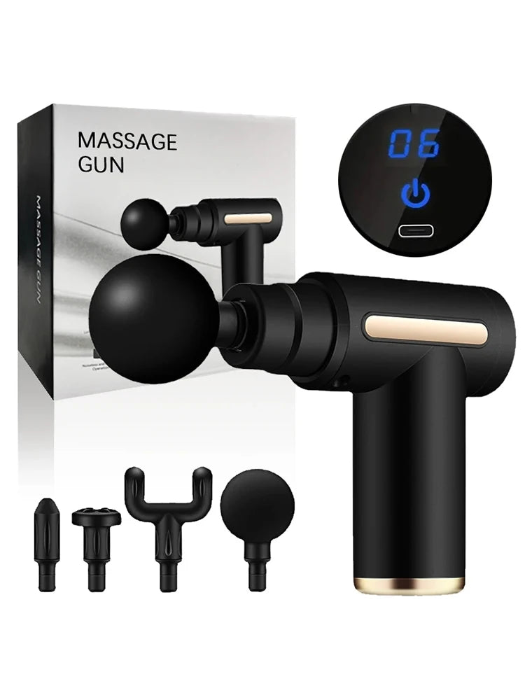 Mini Massage Gun - Portable Muscle Relaxation Device for Fitness & Neck Pain Relief