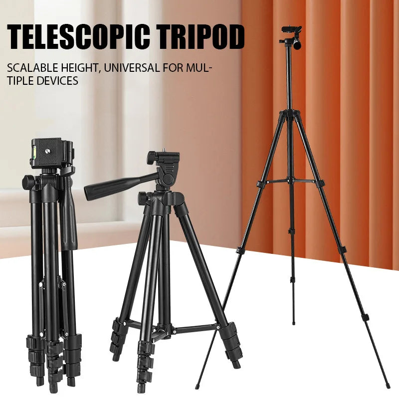 3120 Phone Tripod Stand Universal Photography for DSLRs Gopro iPhone Samsung Xiaomi Huawei Phone Aluminum Travel Tripode