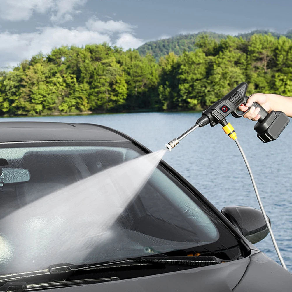 🔥 HOT Sale🔥 Cordless High Pressure Car Washer Spray Water Gun 200W 50Bar