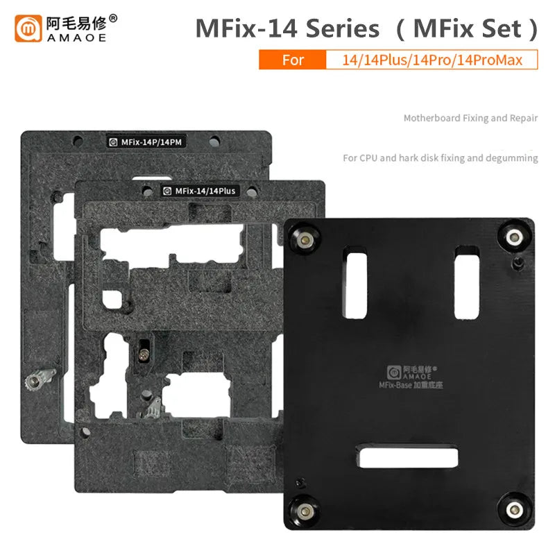 AMAOE MFix Fixture for Phone 14 14Plus 14Pro 14ProMax Middle Layer Tin Planting Platform Motherboard Fixing Repair Clamp