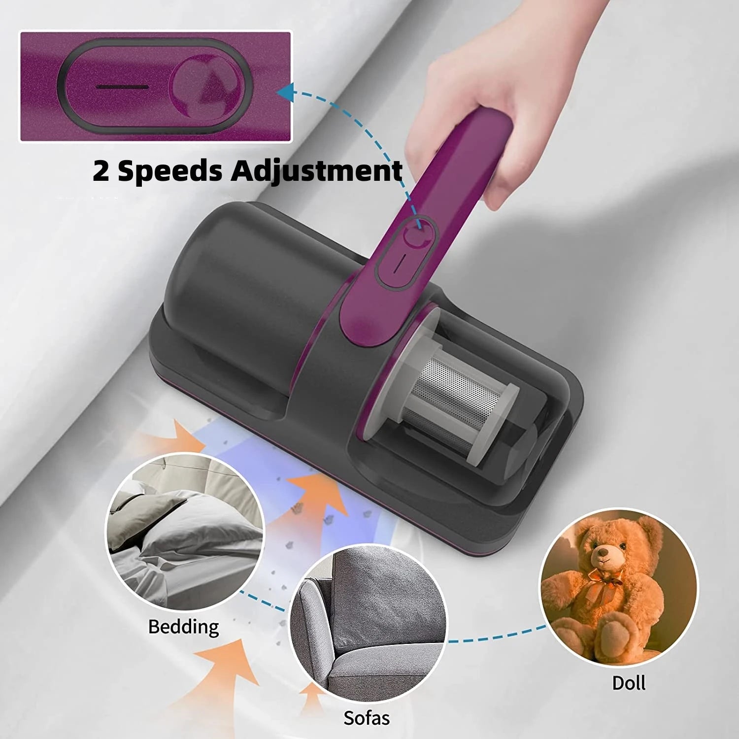 Wireless Mattress Vacuum Cleaner Cordless Handheld