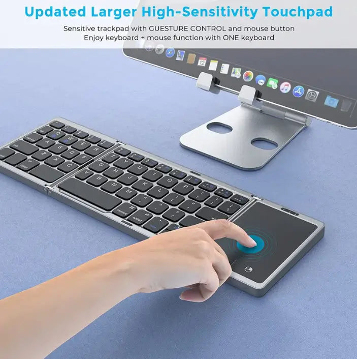 Foldable Bluetooth Keyboard with Touchpad  25% OFF