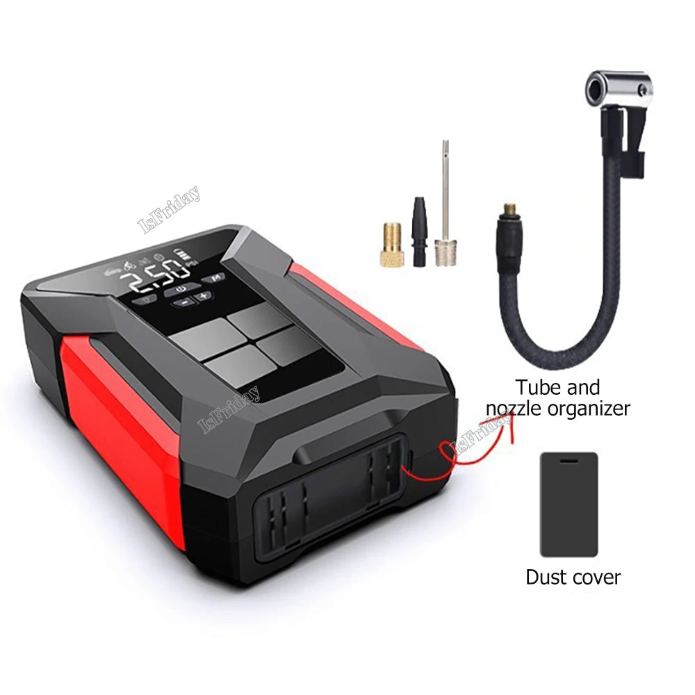 4in1 Car Jump Start Air Compressor 28000mAh Power Bank 1200A