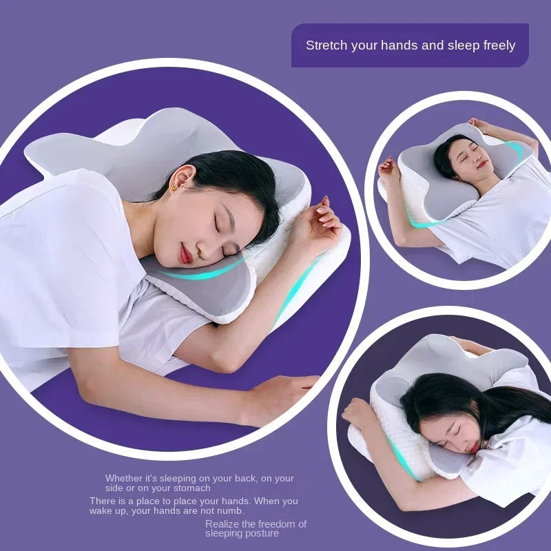 Cervical Pillow Neck Pain Pillow Slow Rebound Memory Cotton