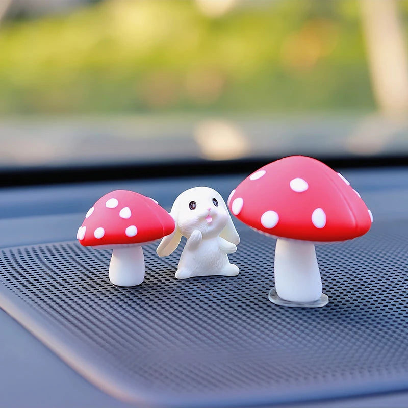 Car Interior Decoration Ornament  Big Mushrooms