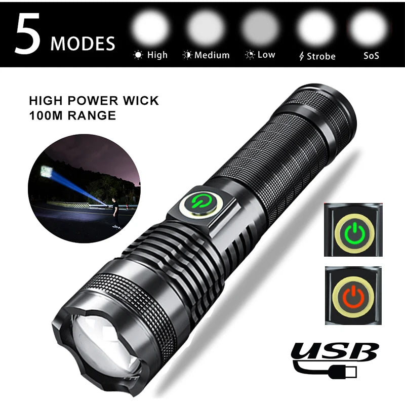 Pocketman XHP50 LED Flashlight