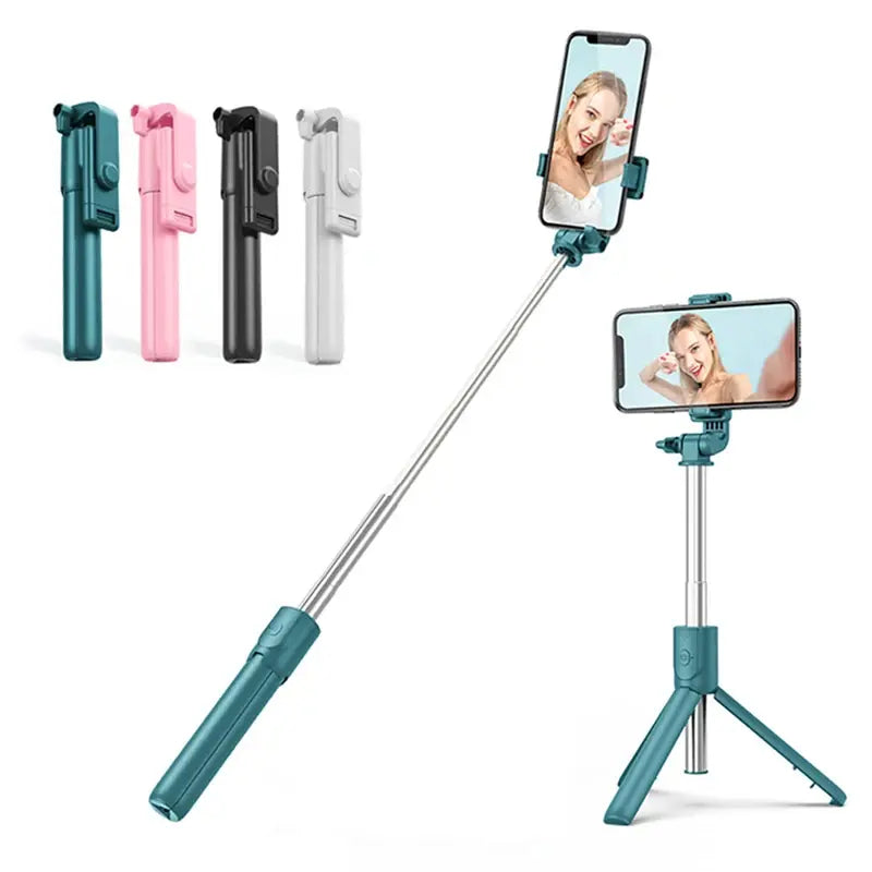 Wireless Selfie Stick Foldable Phone Stand