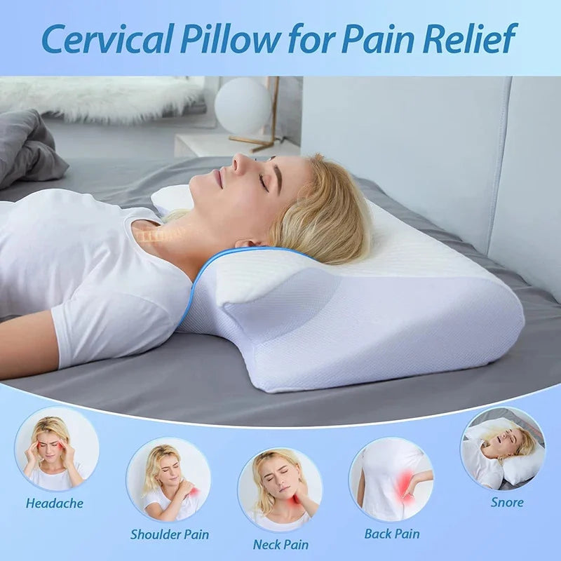 Cervical Pillow Neck Pain Pillow Slow Rebound Memory Cotton